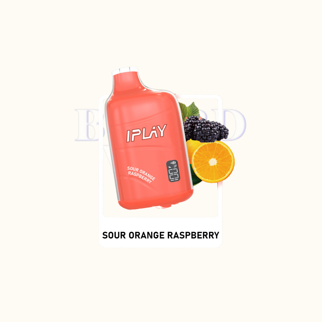 Adquiere IPLAY VBAR|SOUR ORANGE RASPBERRY de Board Vape de venta en Board Vape